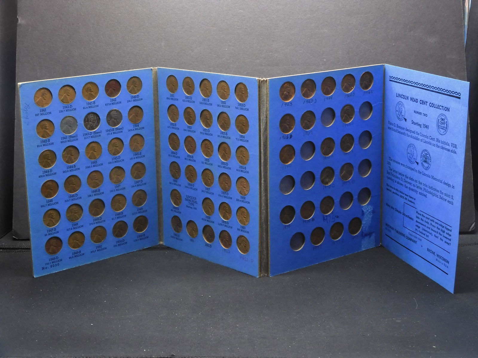 Lincoln Head Cent Collection Starting 1941 Complete (1 of 7)