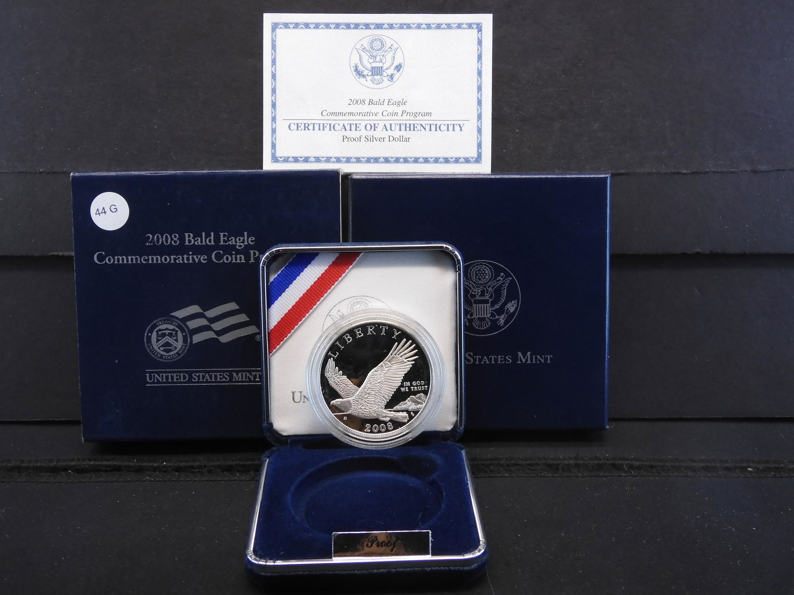 2008-P  Proof Dollar US Mint Bald Eagle Comm Coin (1 of 4)