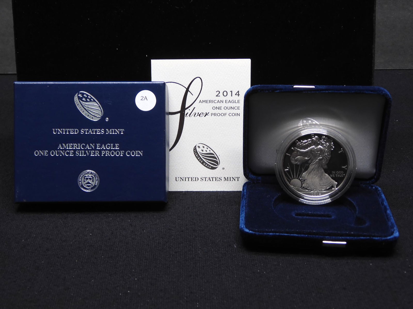 2014 W Proof American Silver Eagle US Mint One Ounce (1 of 4)