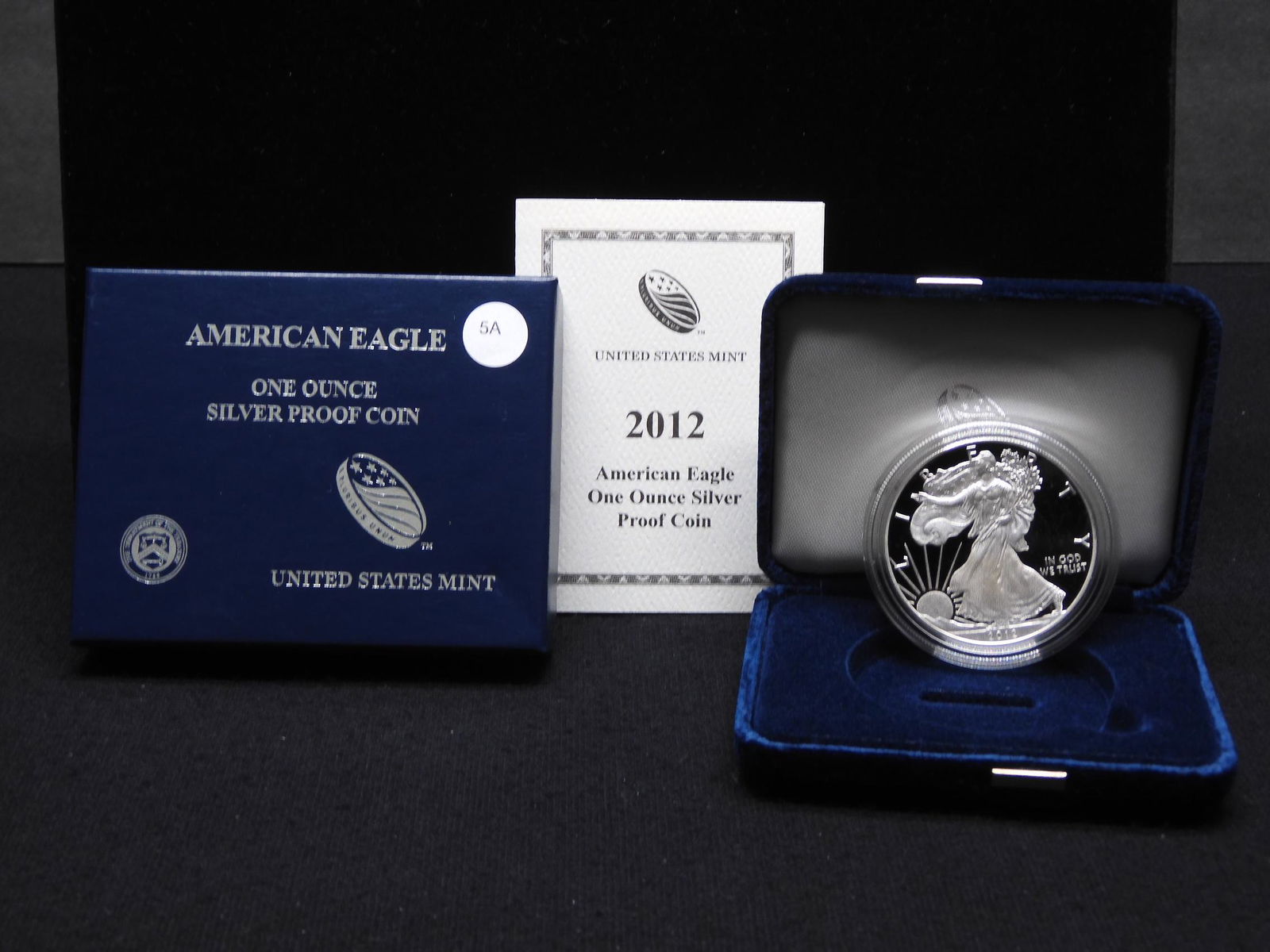2012 W Proof American Silver Eagle US Mint One Ounce (1 of 4)
