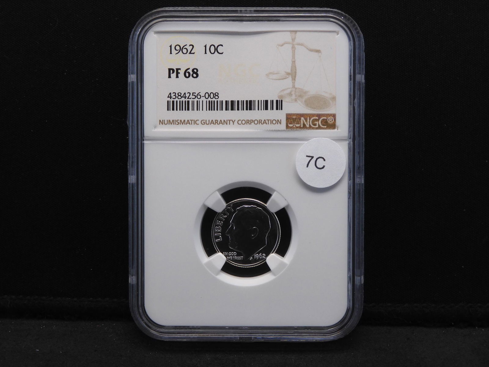 1962 Roosevelt Dime PF 68 NGC (1 of 4)