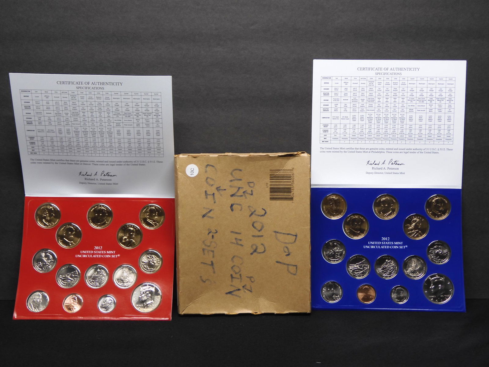 2012 P & D US Mint Unc. Coin Set - $13.82 Face (1 of 6)