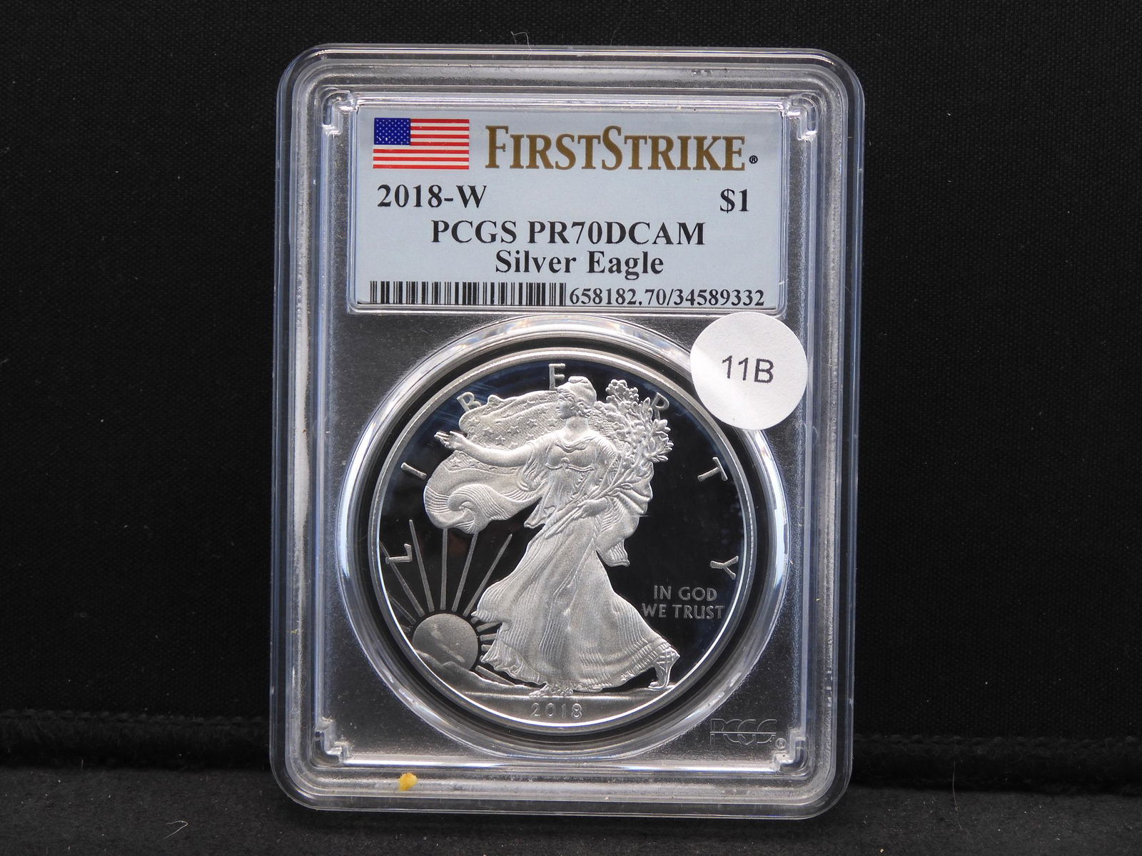 2018-W American Silver Eagle PCGS PR 70 DCAM -First (1 of 4)