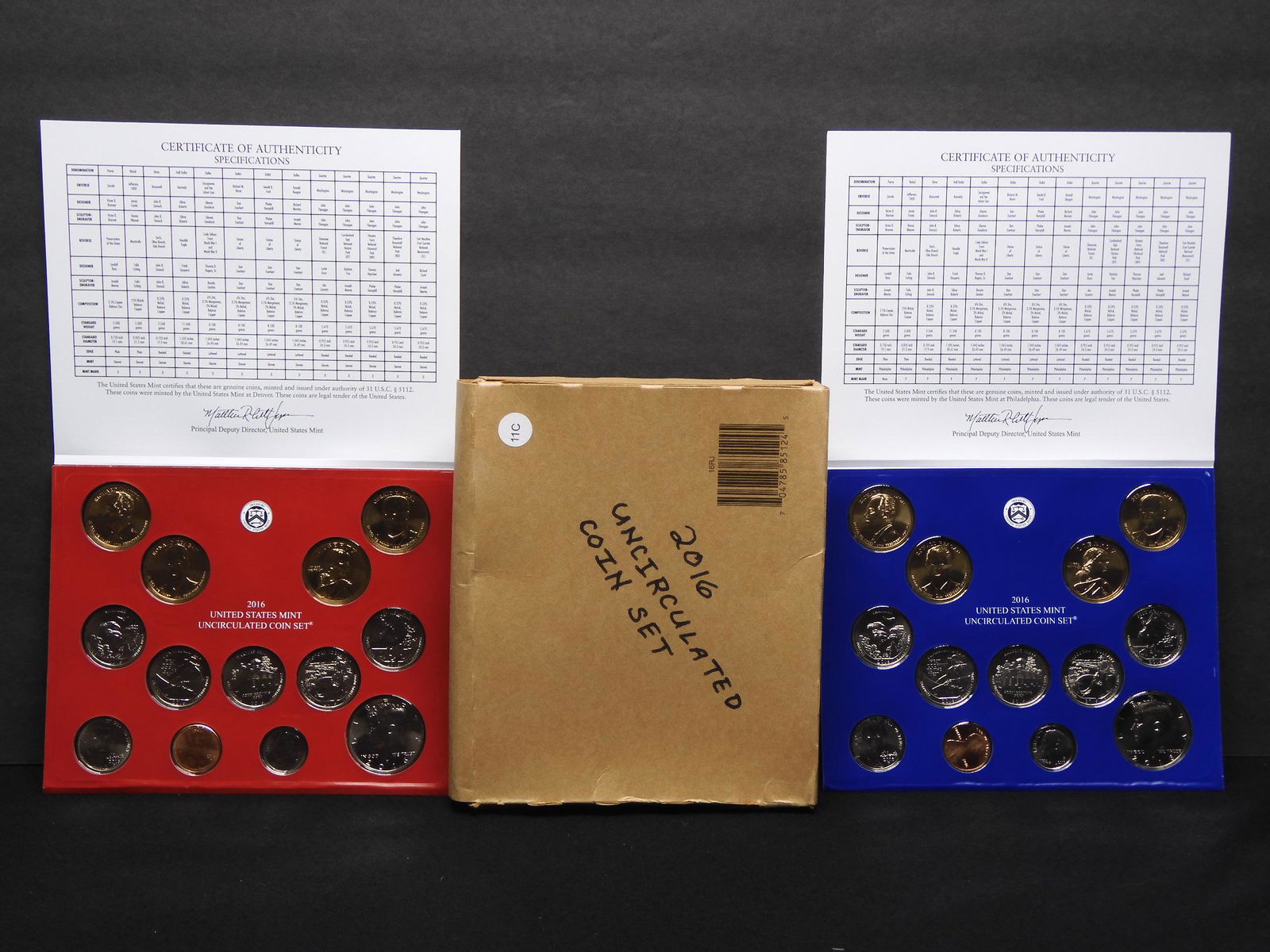 2016 P & D US Mint Unc. Coin Set - $11.82 Face (1 of 7)