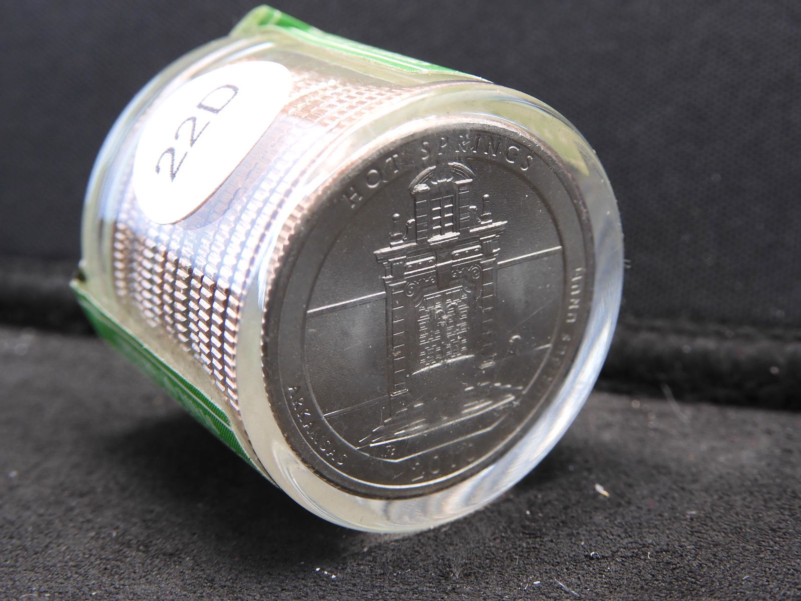 2010 - Danbury Mint State Quarters 12 Coin Roll Hot: 2010 - Danbury Mint State Quarters 12 Coin Roll Hot Springs National Park Quarters Never Circulated