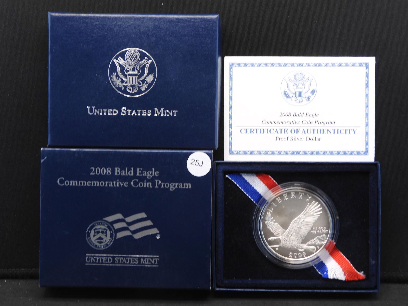 2008-P Bald Eagle Comm. Proof Dollar 90% Silver (1 of 4)