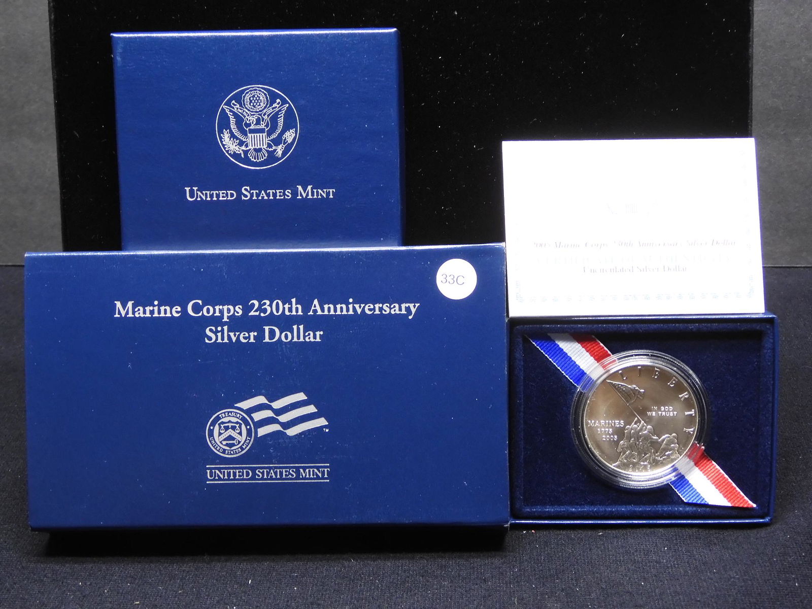 2005-P US Mint Marine Corps 230th Anniversary  90% (1 of 4)
