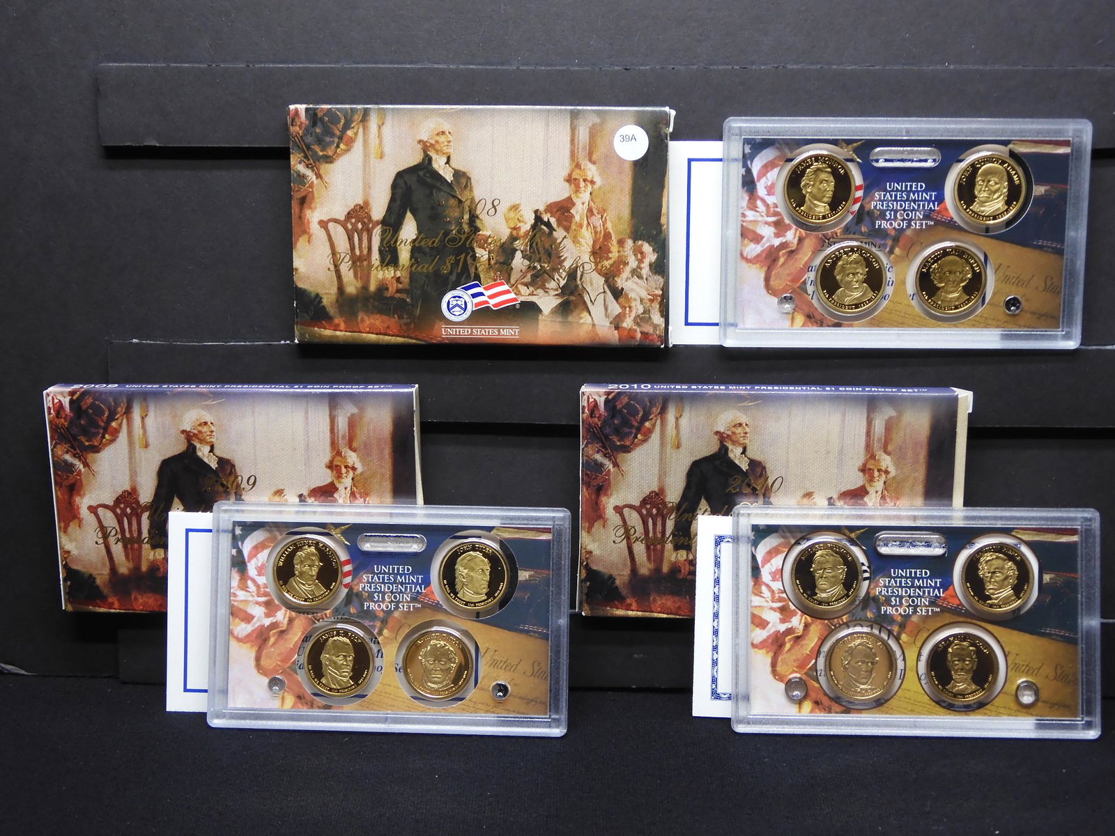 2008-S, 2009-S, 2010-S US Mint Presidential Dollar Coin (1 of 7)