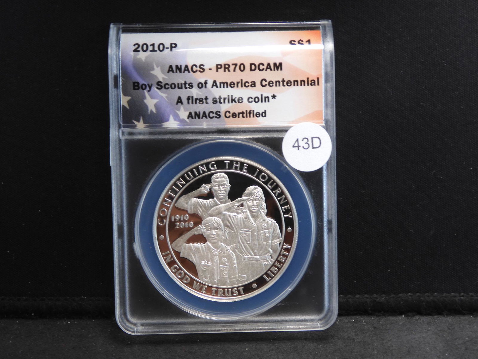 2010-P Boy Scouts of America Silver Dollar 90%  First (1 of 5)
