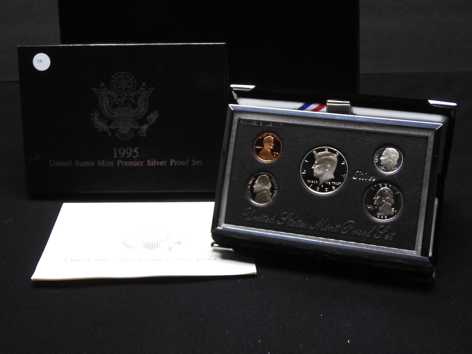 1995-S U.S. Mint Premier Silver Proof Set (1 of 4)