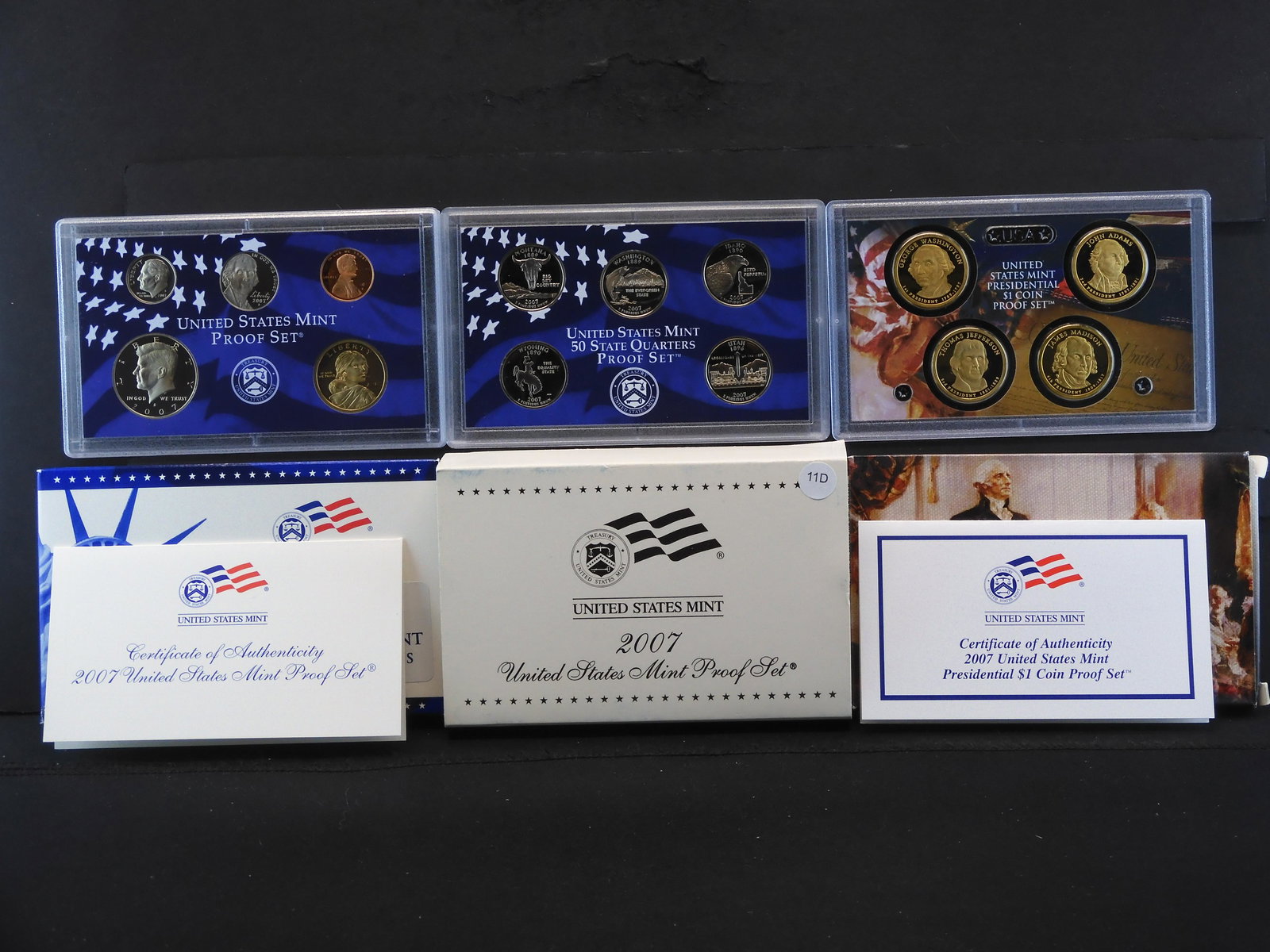 2007-S US Mint Proof Set & 50 State Quarter Proof Set & (1 of 10)