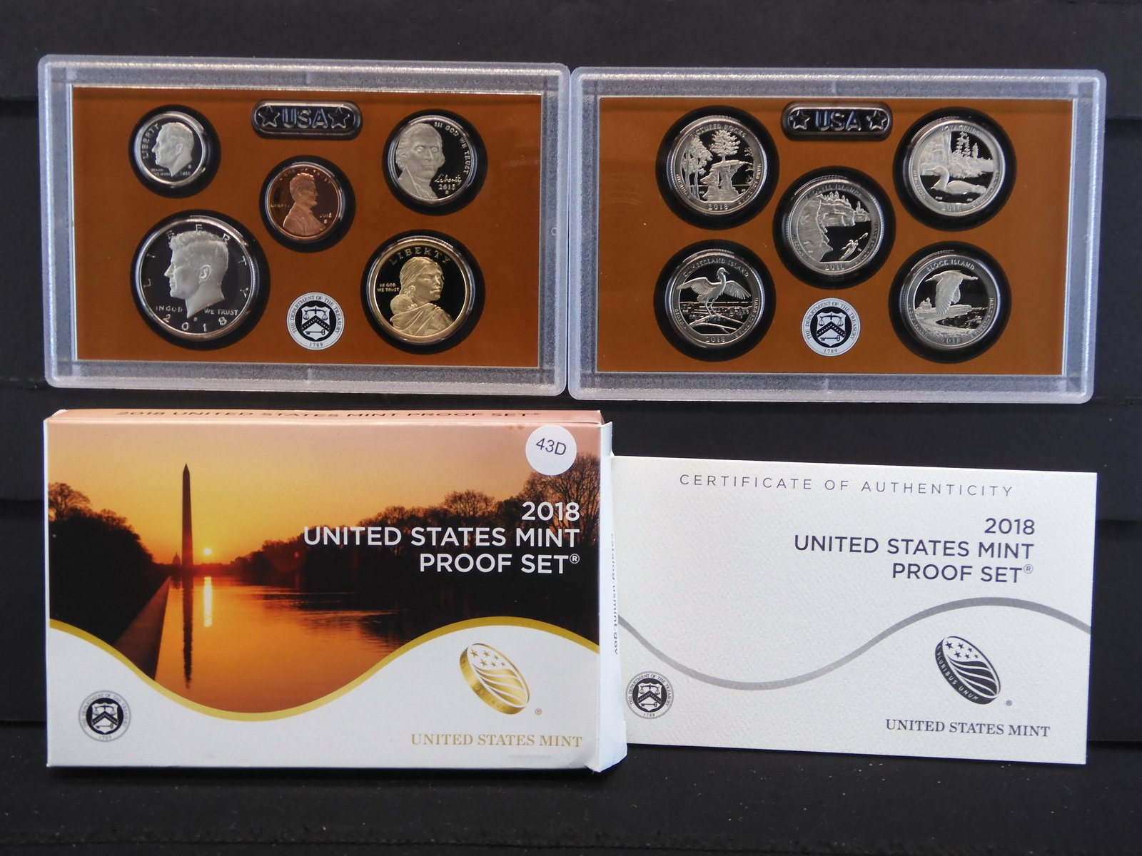 2018 -S US Mint Proof Set (1 of 7)