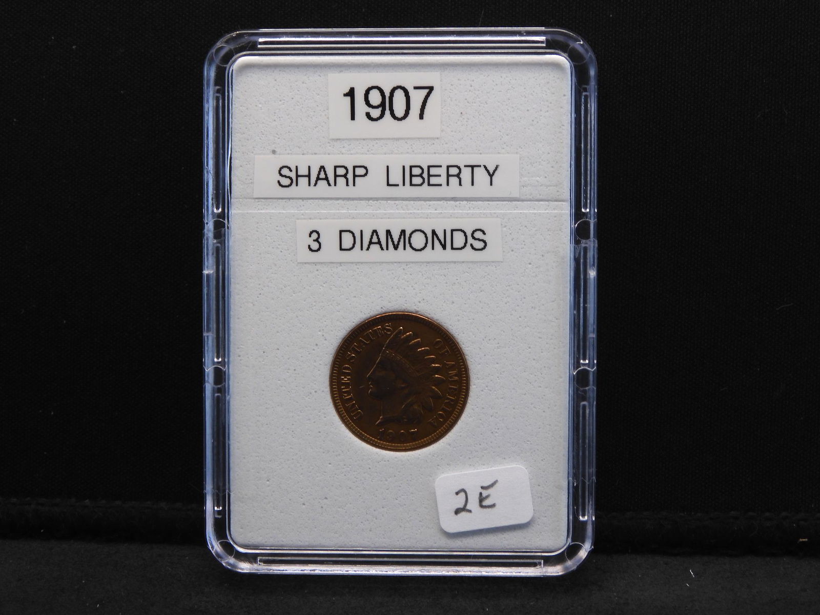 1907 Indianhead, Sharp Liberty, 3 Diamonds (1 of 4)