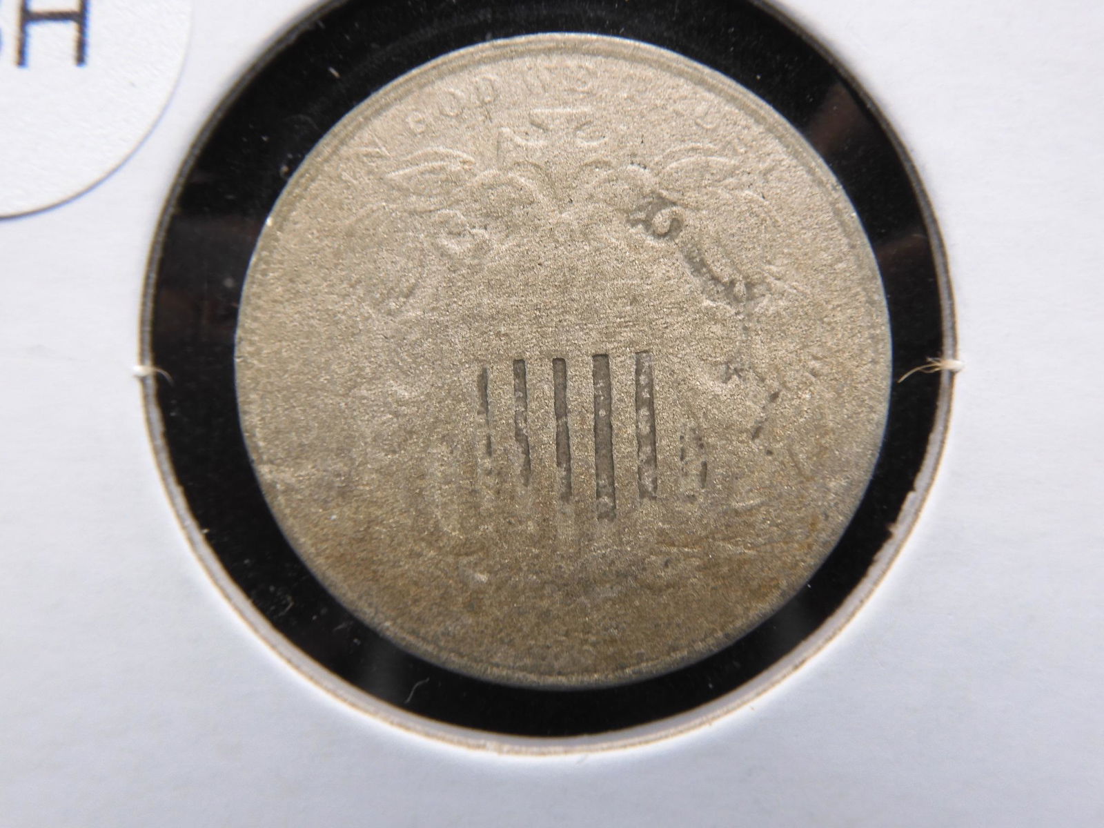 1867 Shield Nickel NO Rays (1 of 3)