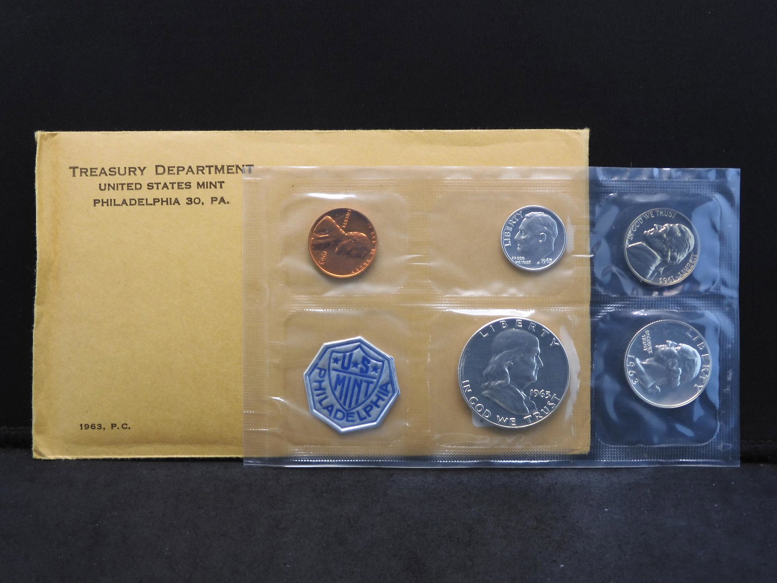 1963 US Mint Proof Set, 90% Silver, in OGP (1 of 3)