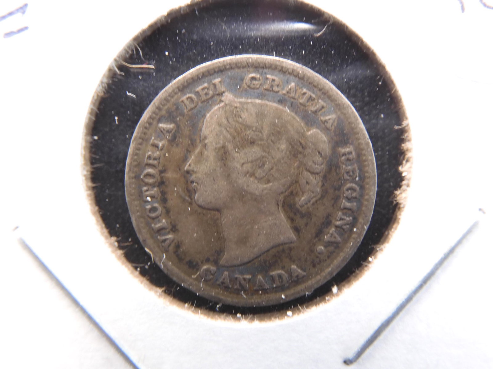 1893 Canada Five Cent Silver.  Very Fine and Original. (1 of 3)