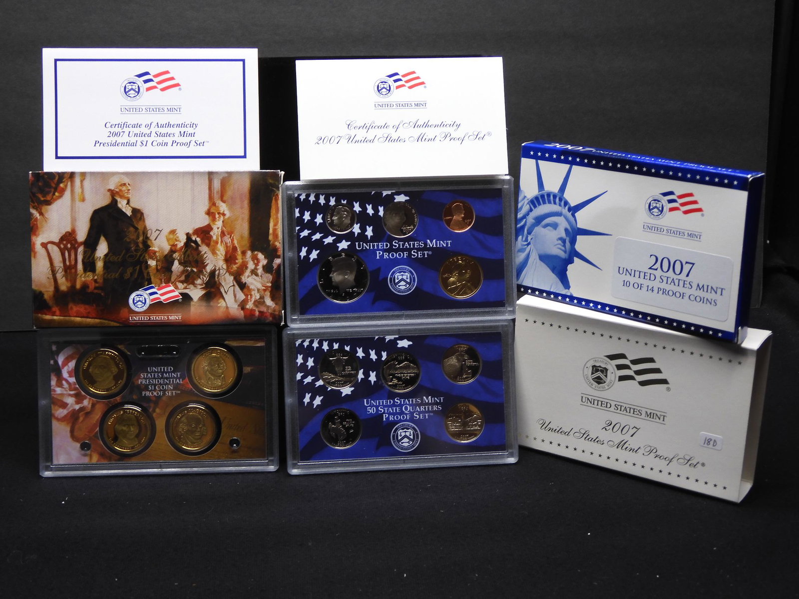 2007-S Proof Set & 2007-S State Quarters & Presidential (1 of 9)