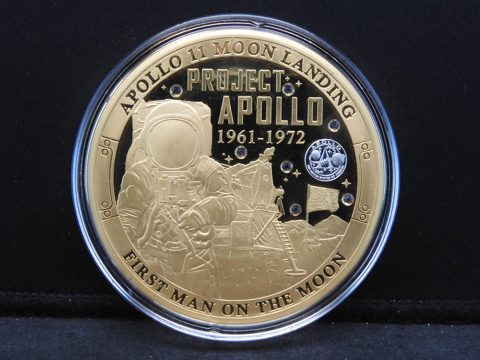 Apollo 11 Moon Landing Large Token: Apollo 11 Moon Landing Large Token