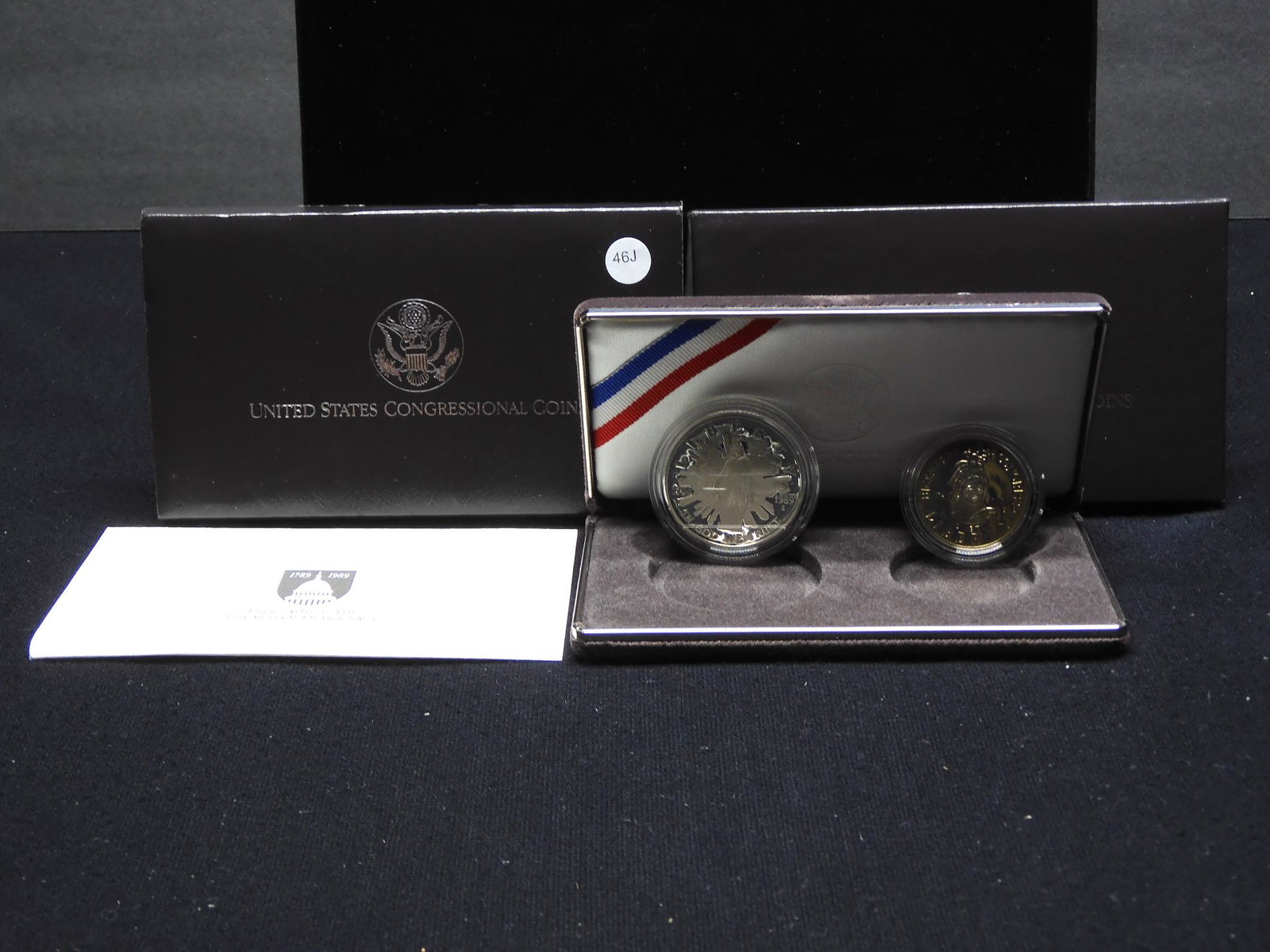 1989 Congressional Two-Coin Proof Gem Proof Set (1 of 4)