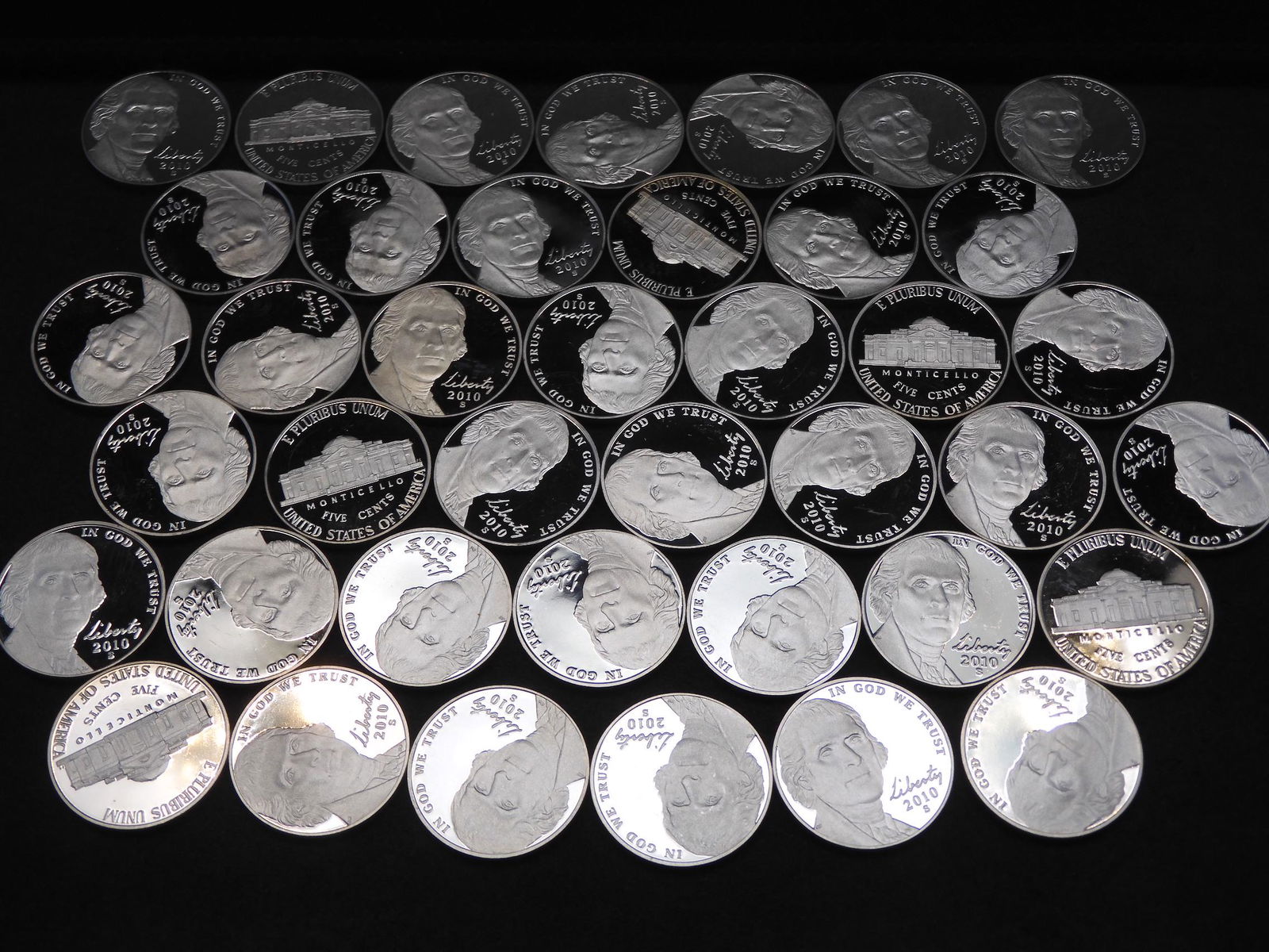 Roll of 2010-S Proof Jefferson Nickels - Beautiful and (1 of 4)