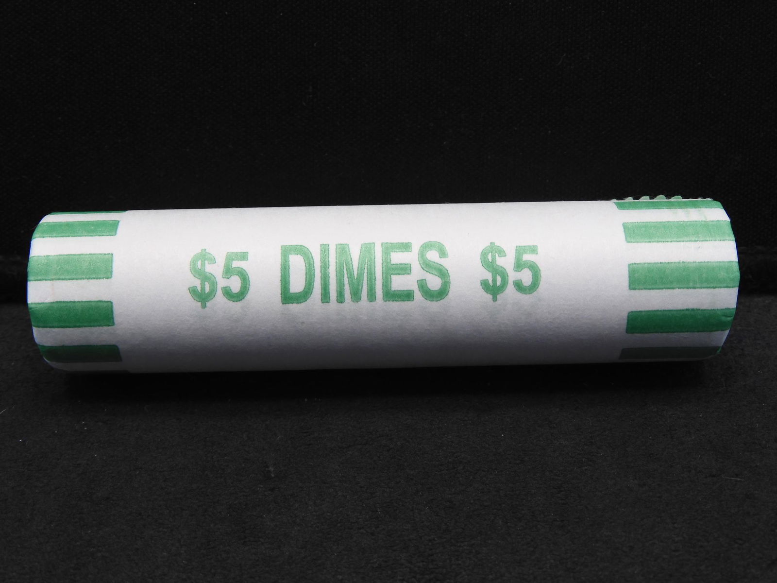 Wrapped Roll of 1987-P Roosevelt Dimes - BU Condition (1 of 3)