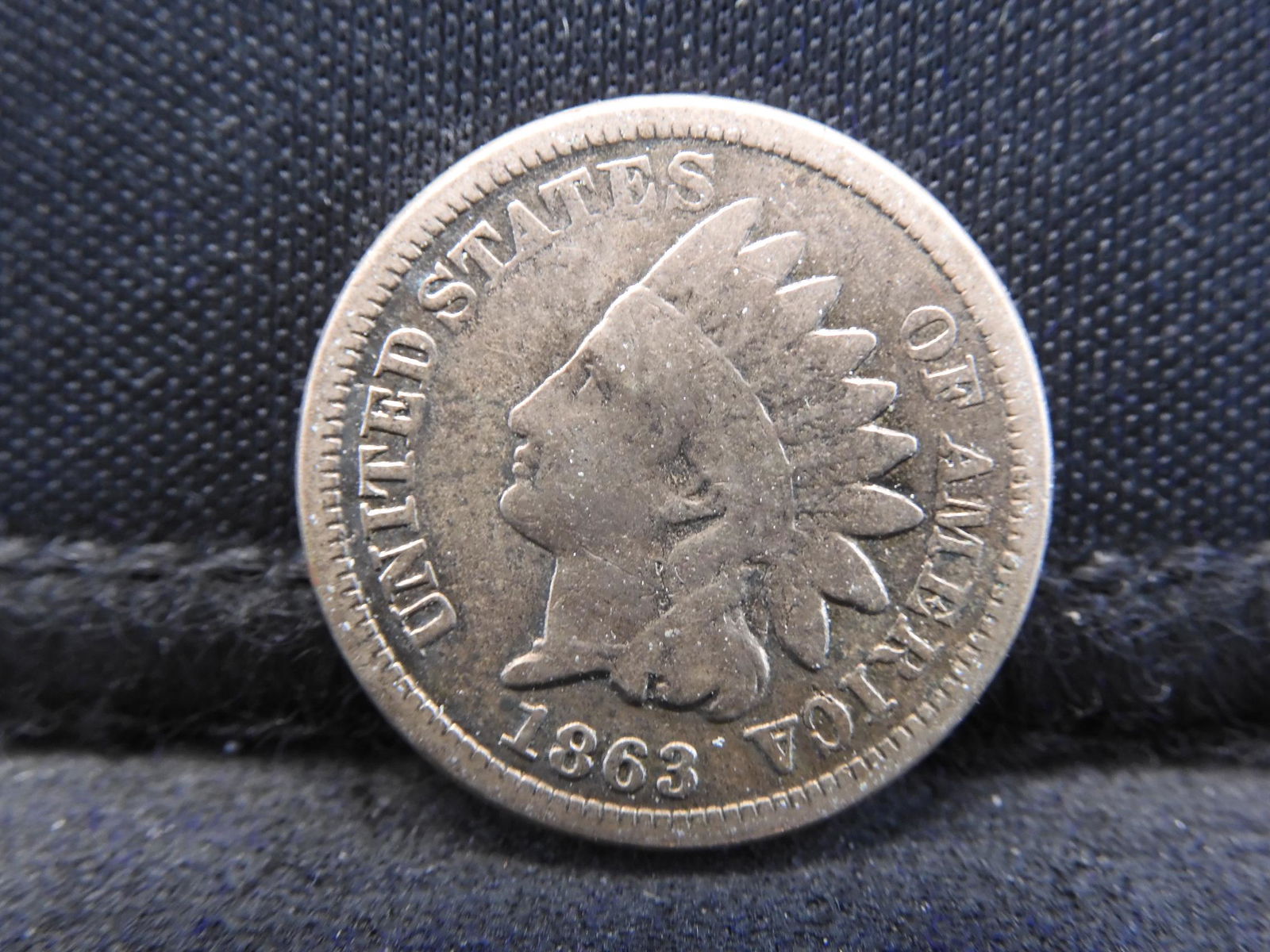 1863 Indian Head Cent - Great Condition & Detail! (1 of 2)