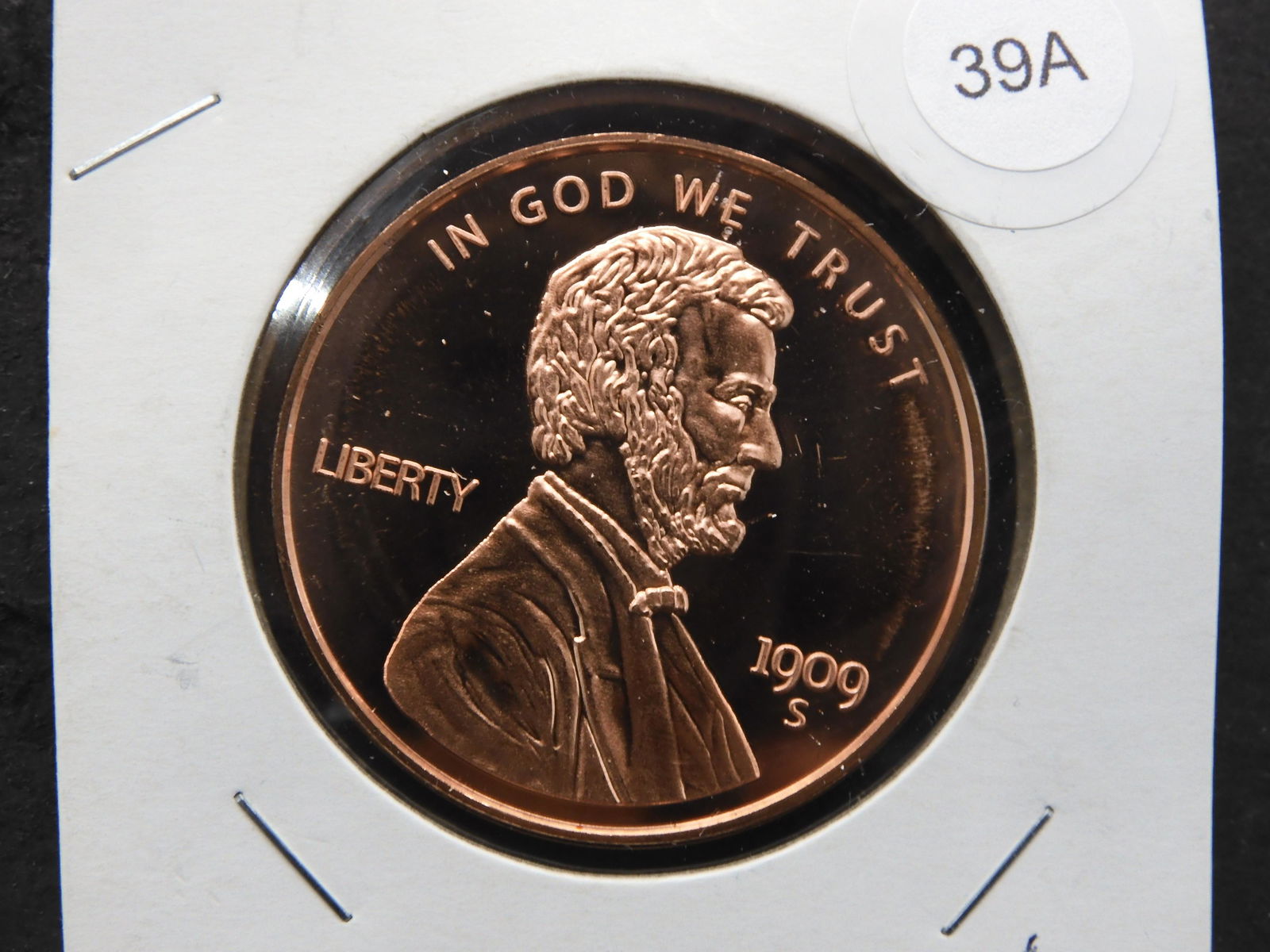 Copy 1909 Lincoln Wheat Cent 1 oz. 999 Fine Copper (1 of 3)