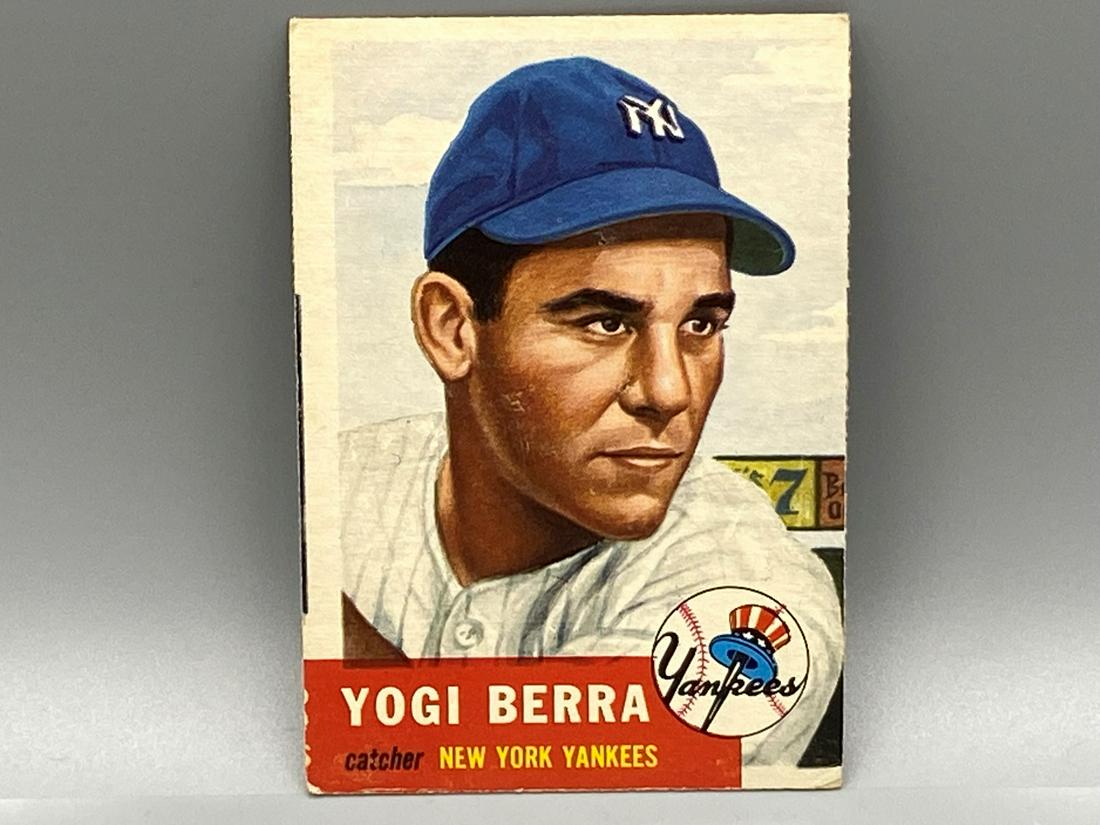 1953 Topps Yogi Berra #104 HOF: 1953 Topps Yogi Berra #104 HOF