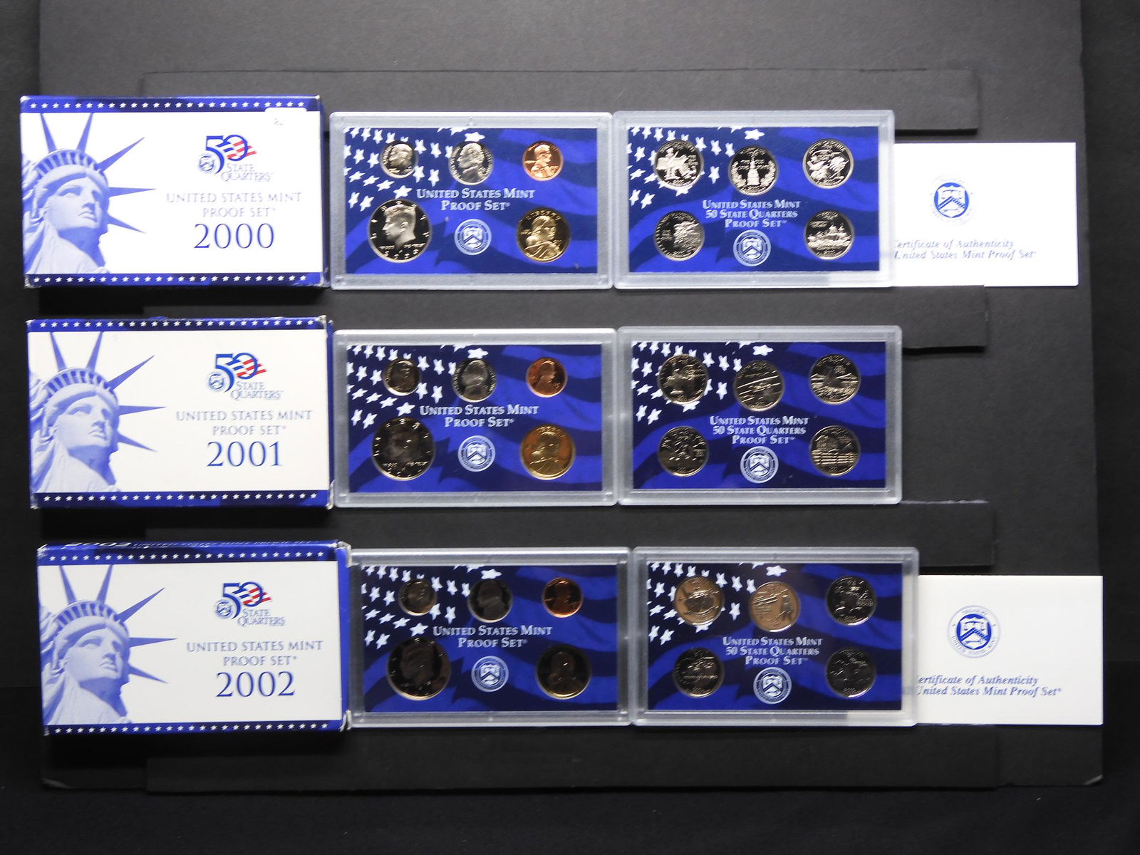 2000-S/2001-S/2002-S United States Mint Proof Set (1 of 11)