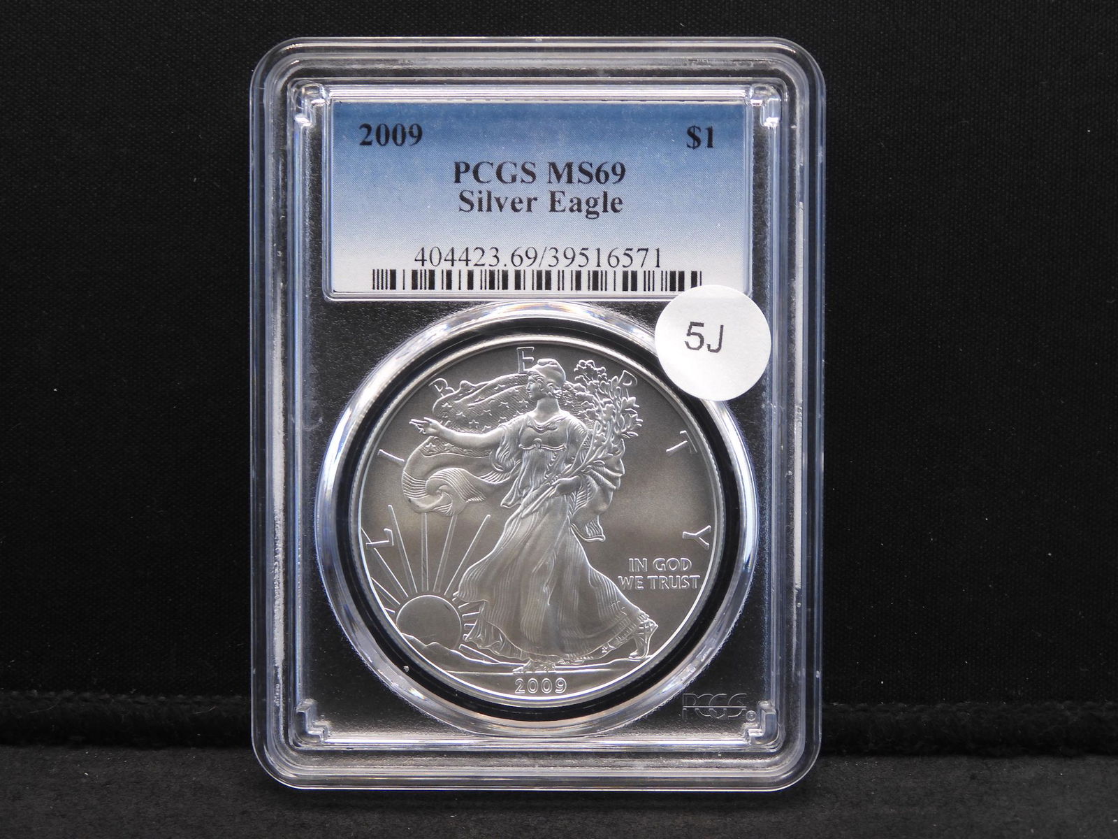 2009 $1 American Silver Eagle PCGS graded MS69 (1 of 4)