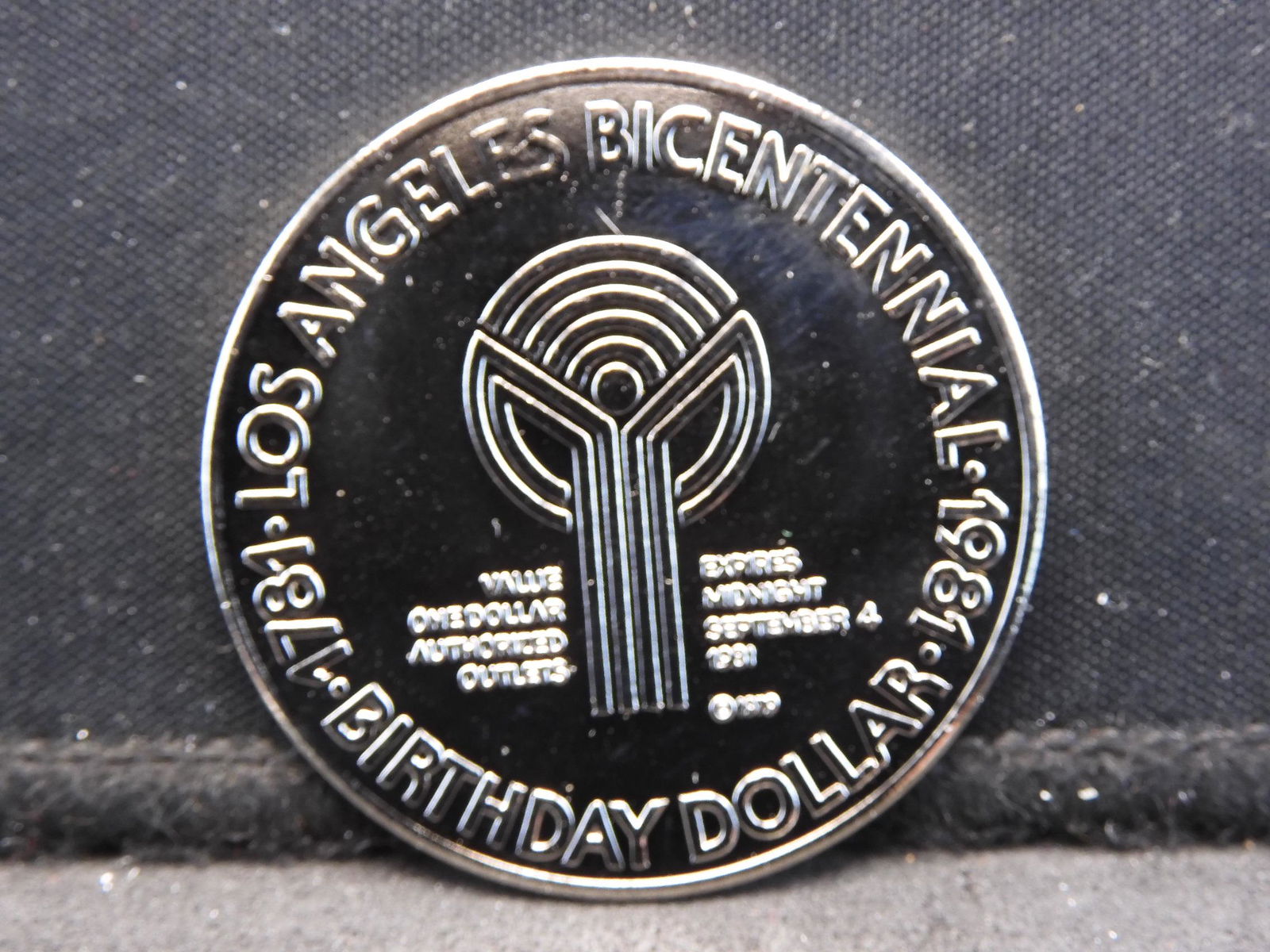 1981 L.A. bi-centennial dollar (1 of 2)