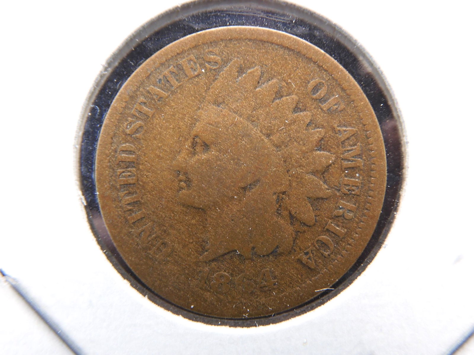 1864-L Indian Head  Cent (1 of 3)