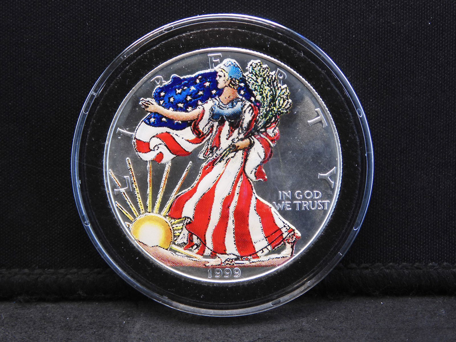 1999 $1 American Silver Eagle Colorized (1 of 2)