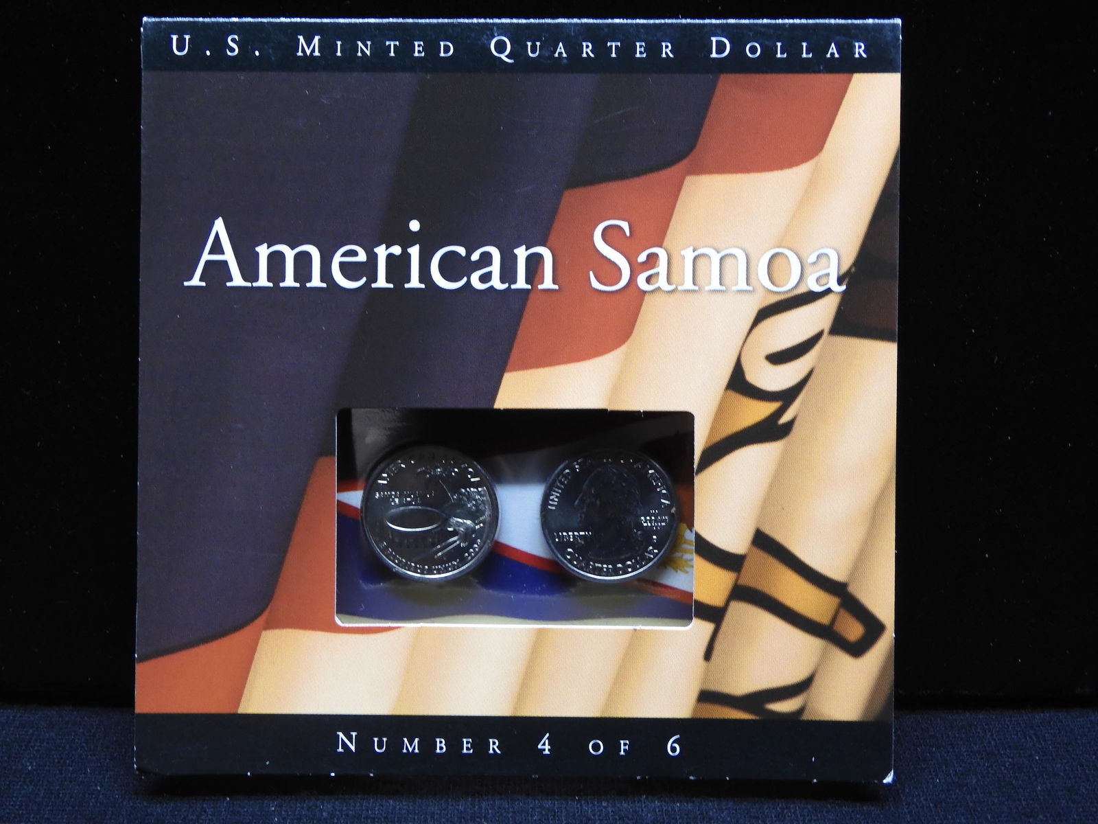 2009-P&D American Samoa 2-Coin Quarter Set.  GEM UNC!! (1 of 4)