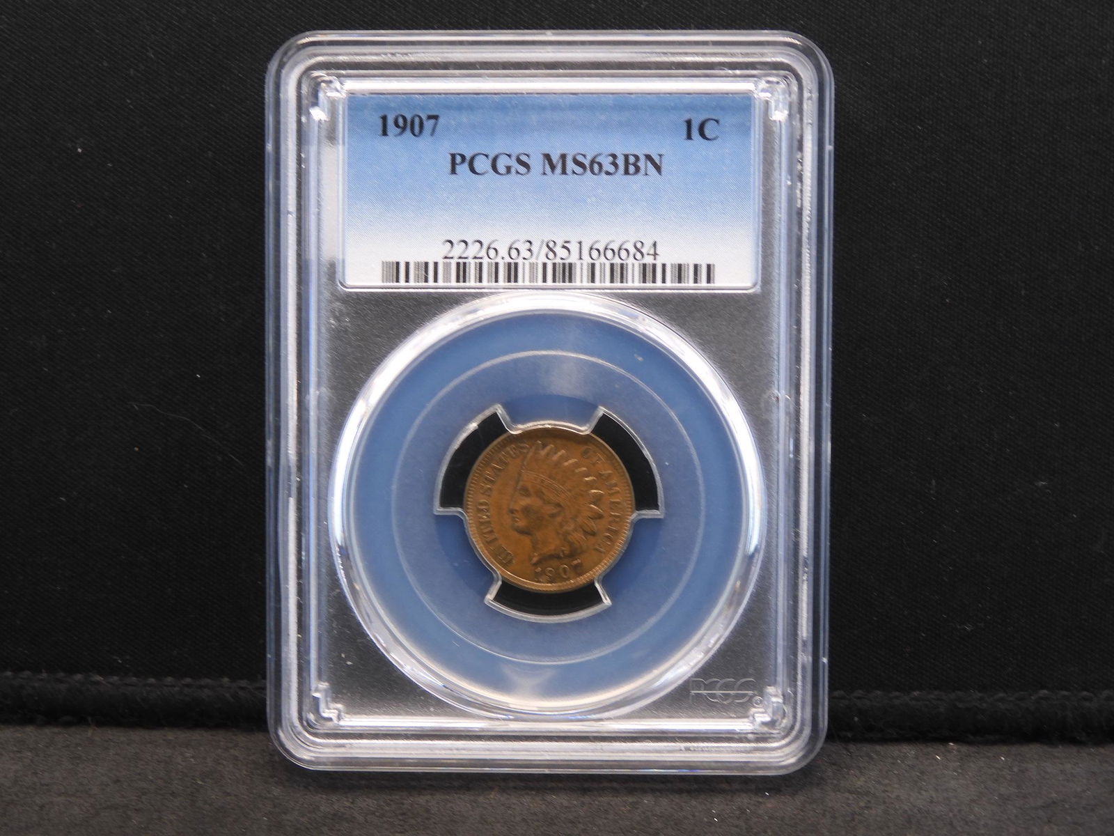 1907 PCGS MS63 BN Indian Head Cent (1 of 4)