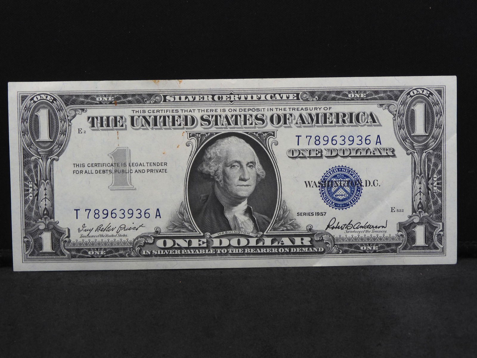 Series 1957 U.S. $1.00 Silver Certificate Note - Crisp (1 of 3)