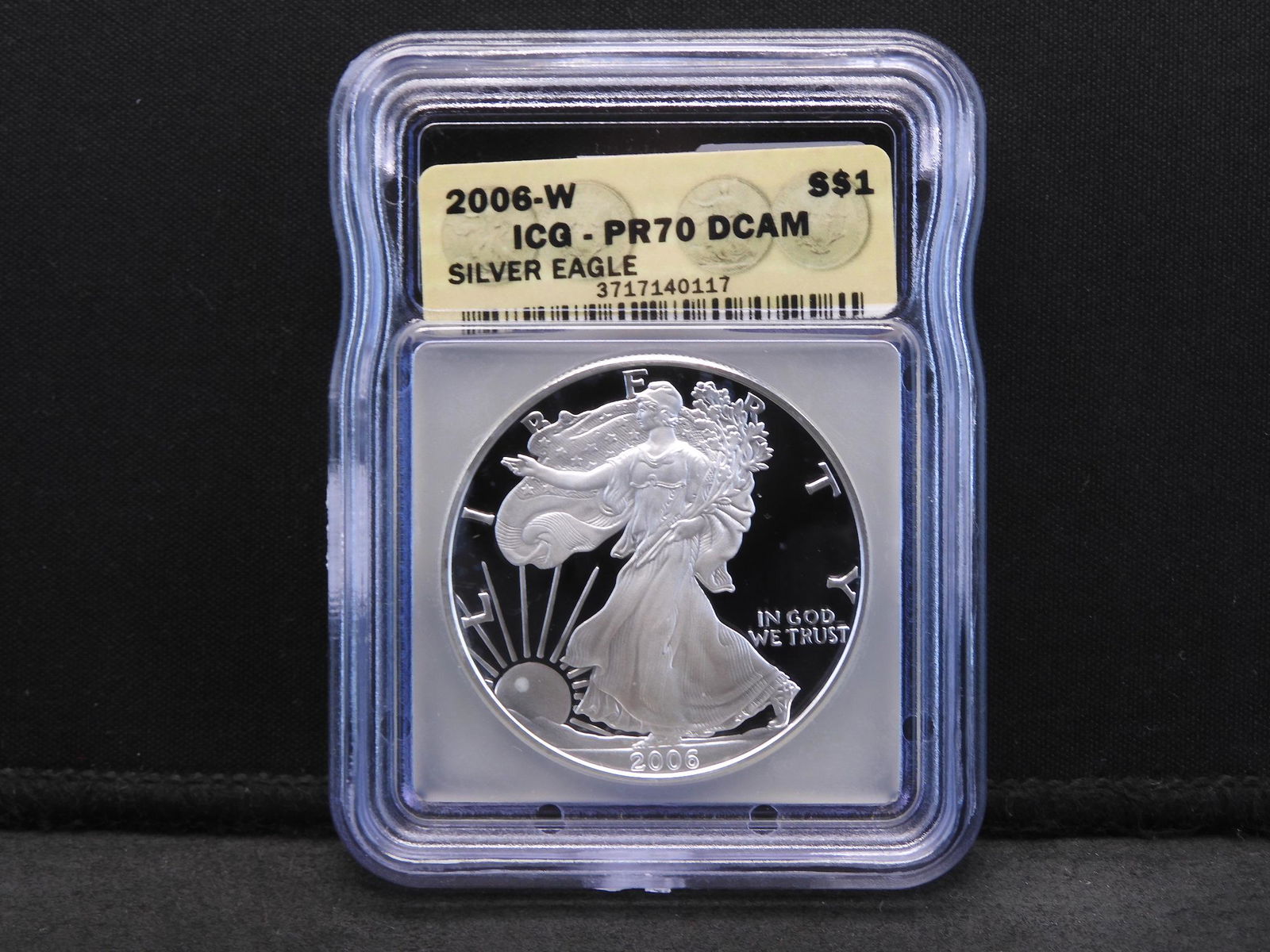 2006-W ICG PR70 DCAM American Silver Eagle - Perfect (1 of 4)