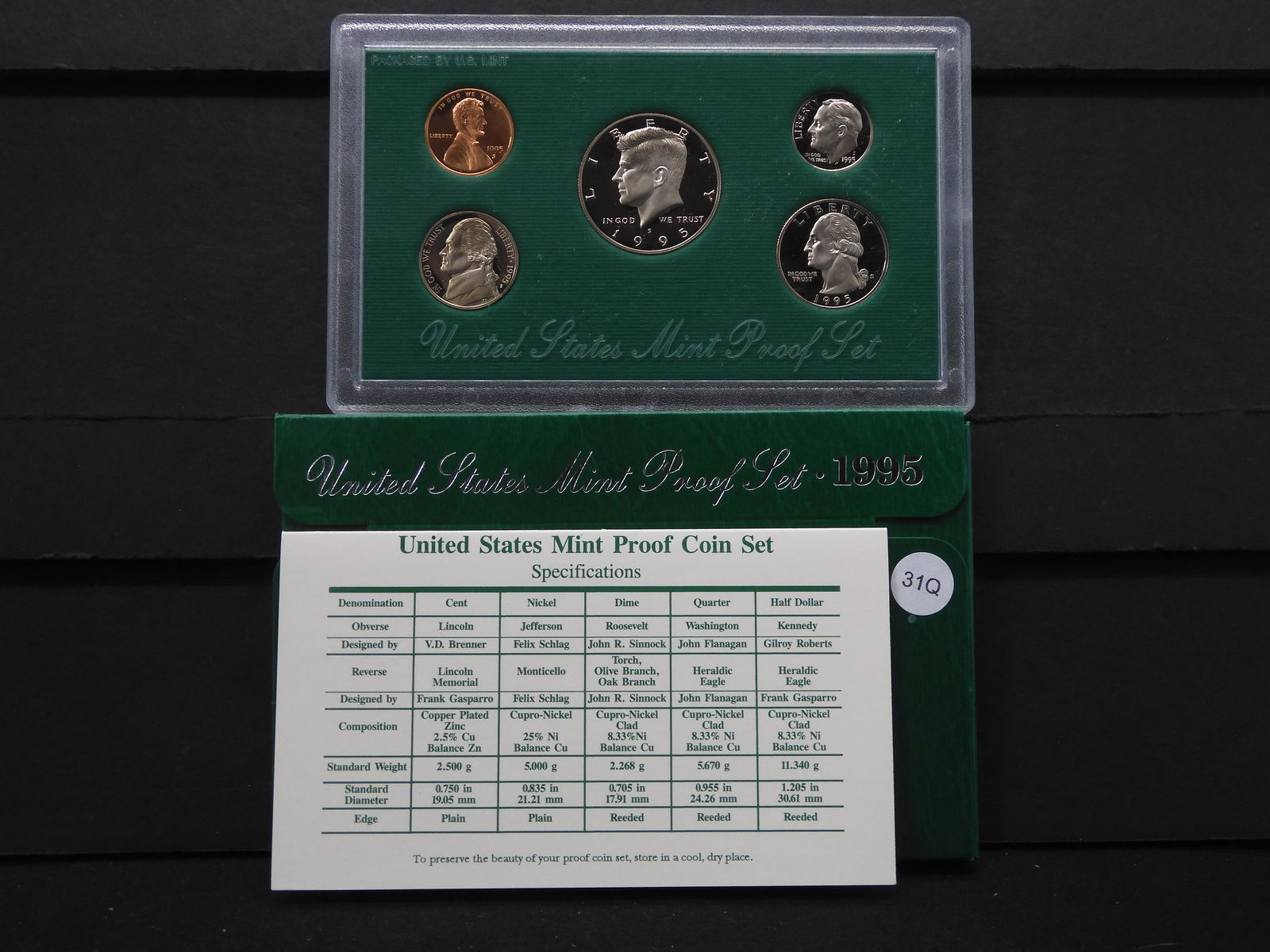 1995-S US Mint Proof Set (1 of 4)