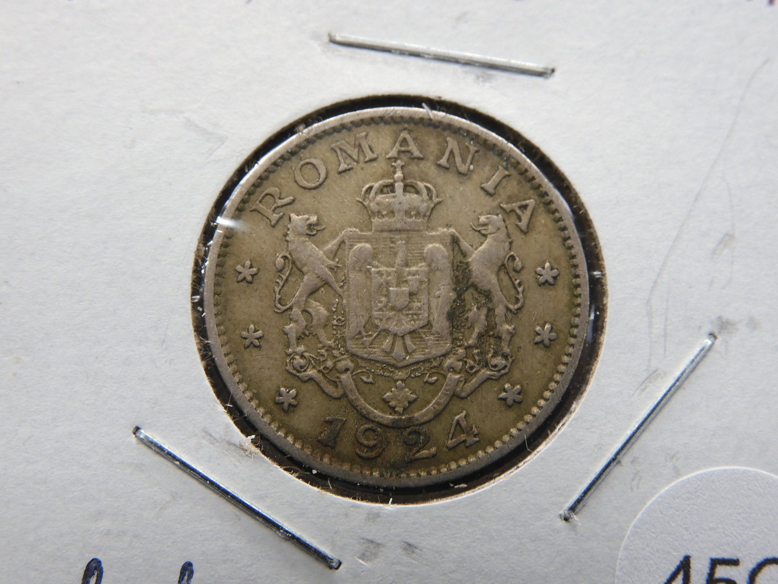 1924 Romanian Coin 1 Leu (1 of 3)
