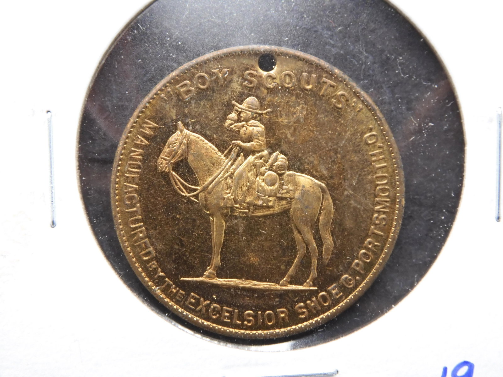 Boy Scouts Don't Worry Club Good Luck Coin Manufactured: Boy Scouts Don't Worry Club Good Luck Coin Manufactured by the Excelsior Shoe Co.