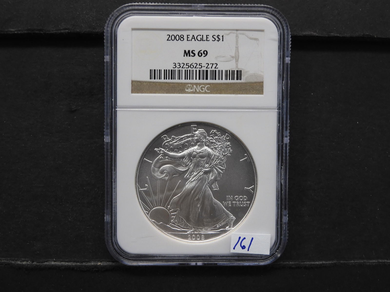 NGC Graded MS69 - 2008 Silver Eagle Dollar (1 of 4)