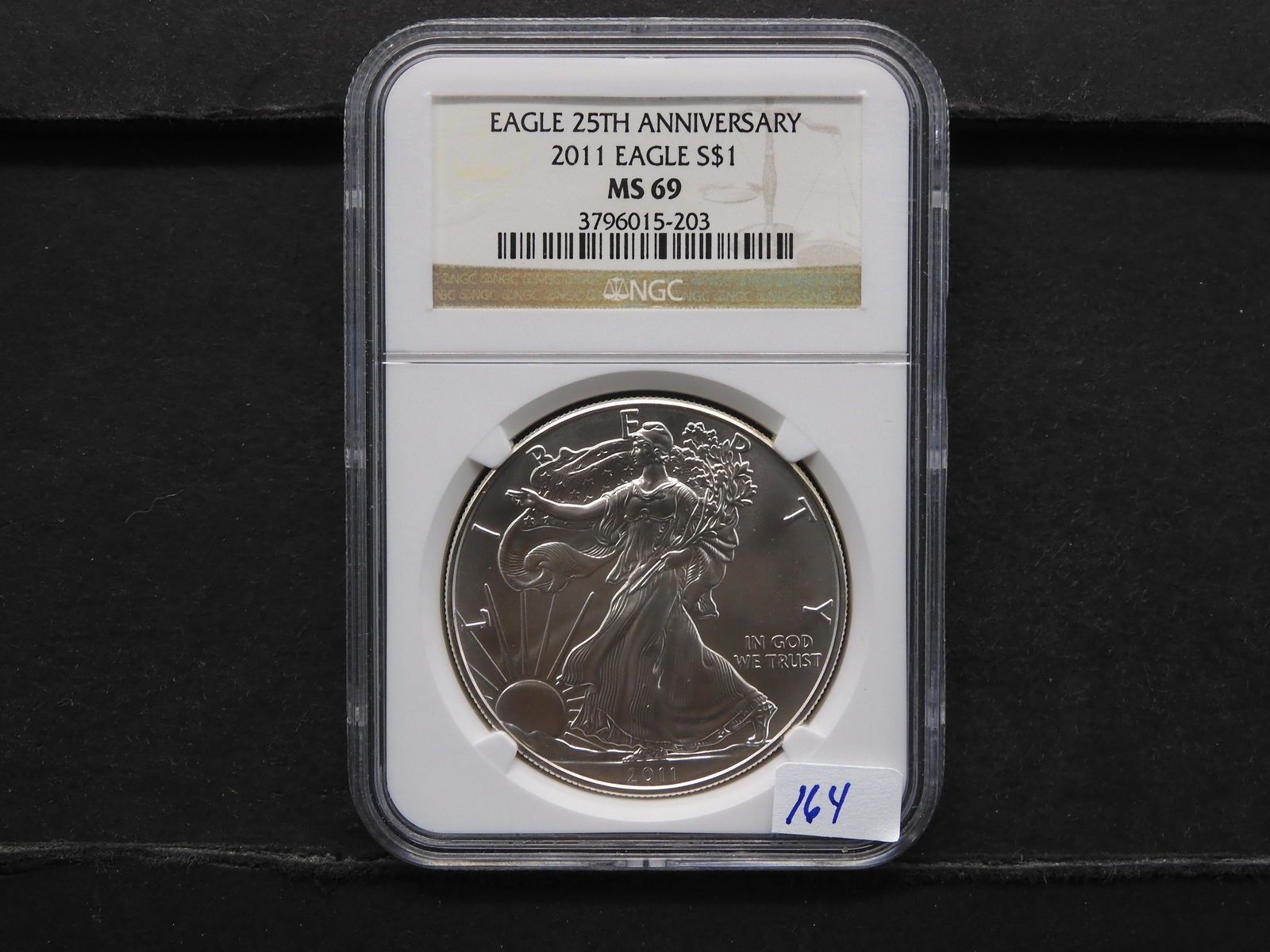 NGC Graded MS69 - 2011 Silver Eagle Dollar (1 of 4)