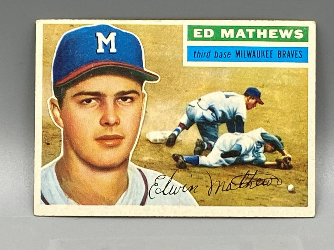 1956 Topps Ed Mathews #107 HOF (1 of 2)