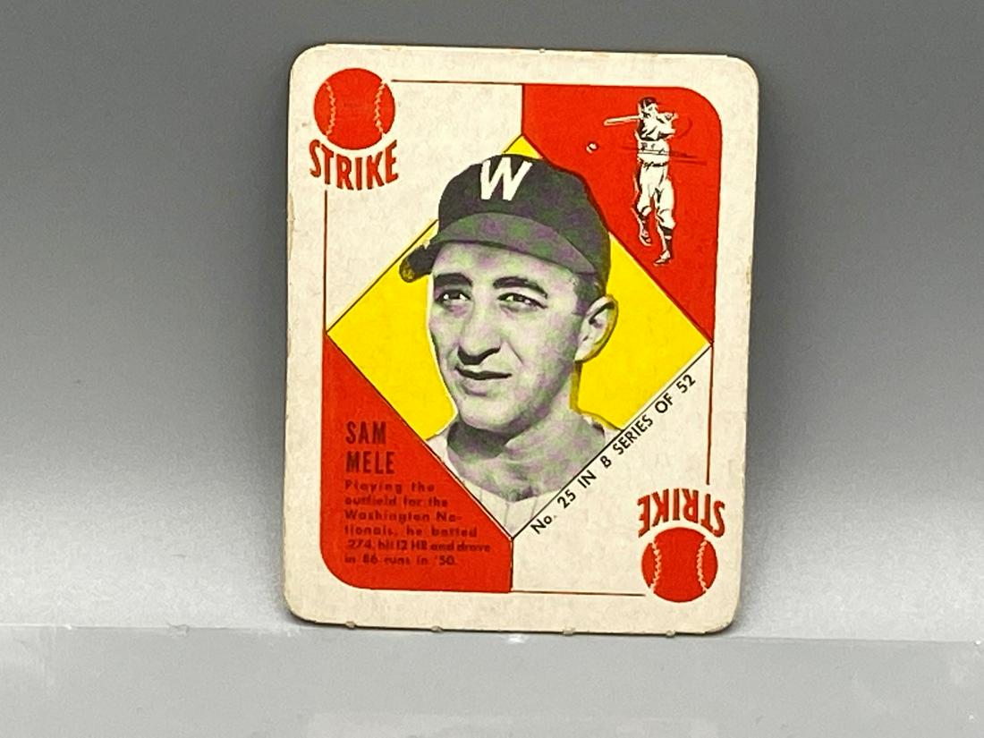 1951 Topps Blue Back Sam Mele (1 of 2)