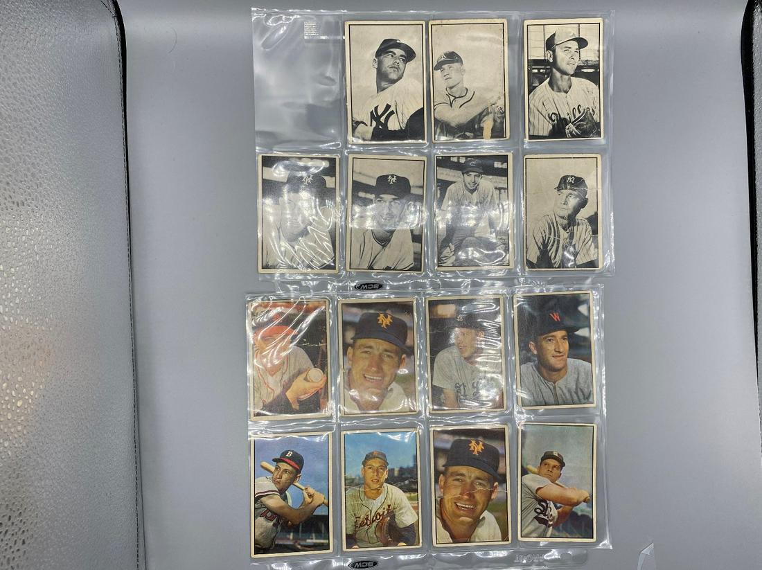 (26) 1953 Bowman Color and Black and White Baseball (1 of 4)