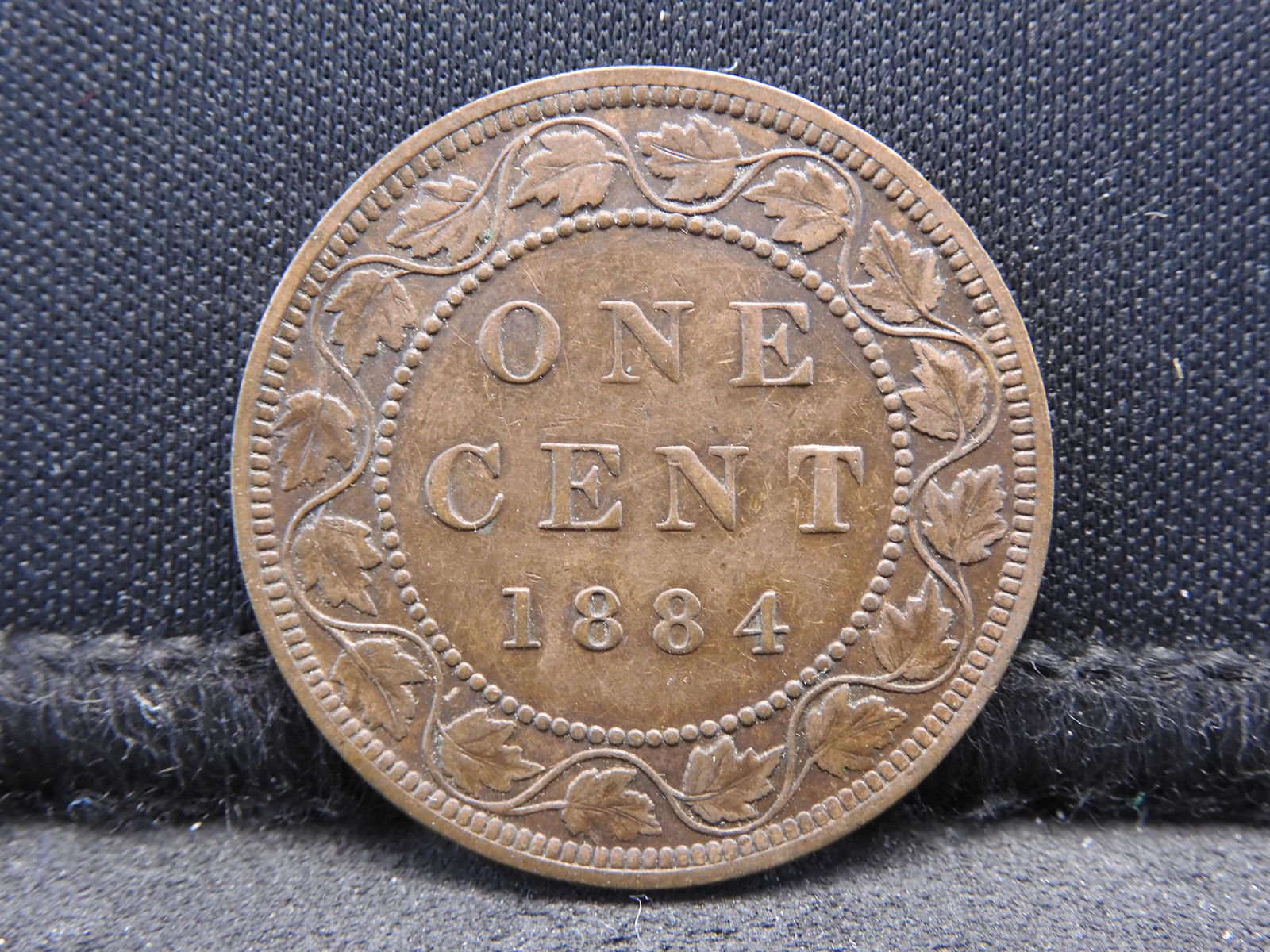 1884 Canada Large Cent.  Victoria Portrait. (1 of 2)