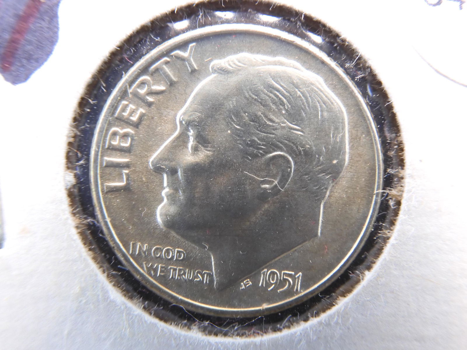 1951-D High Grade Roosevelt Dime (1 of 3)