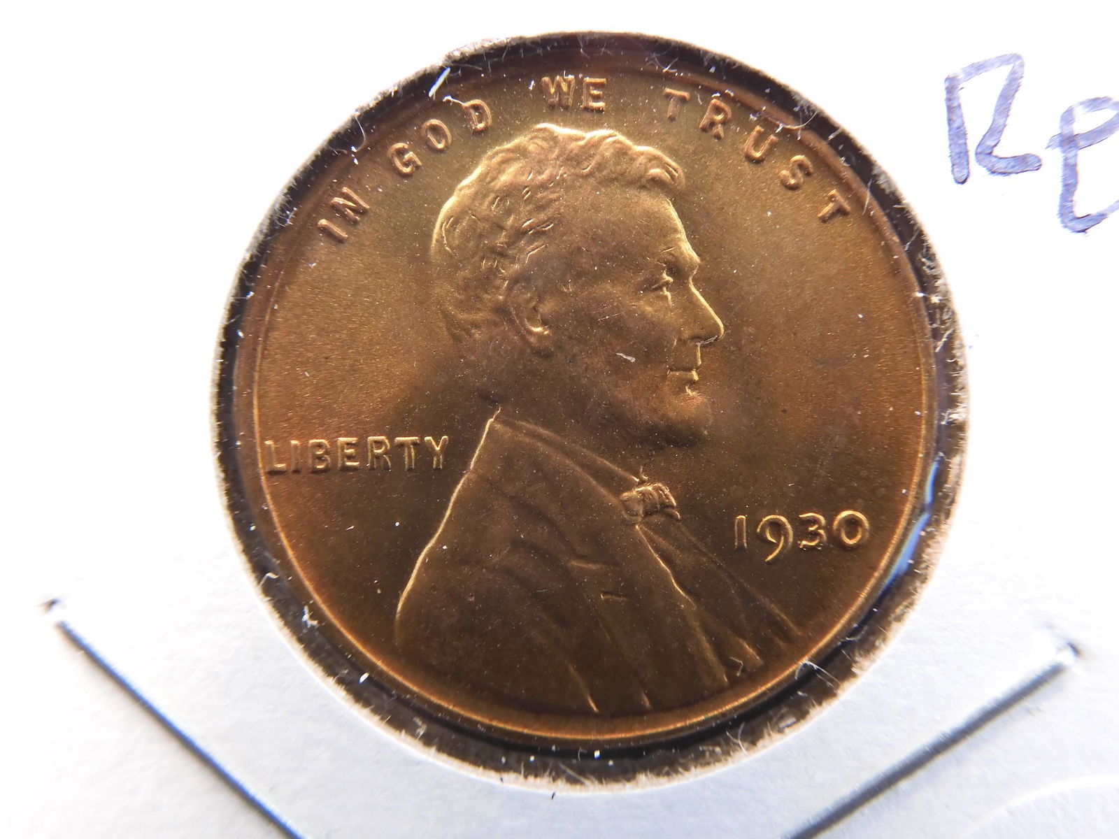 1930 Lincoln Cent.  MS 66 Red.  GEM. (1 of 3)