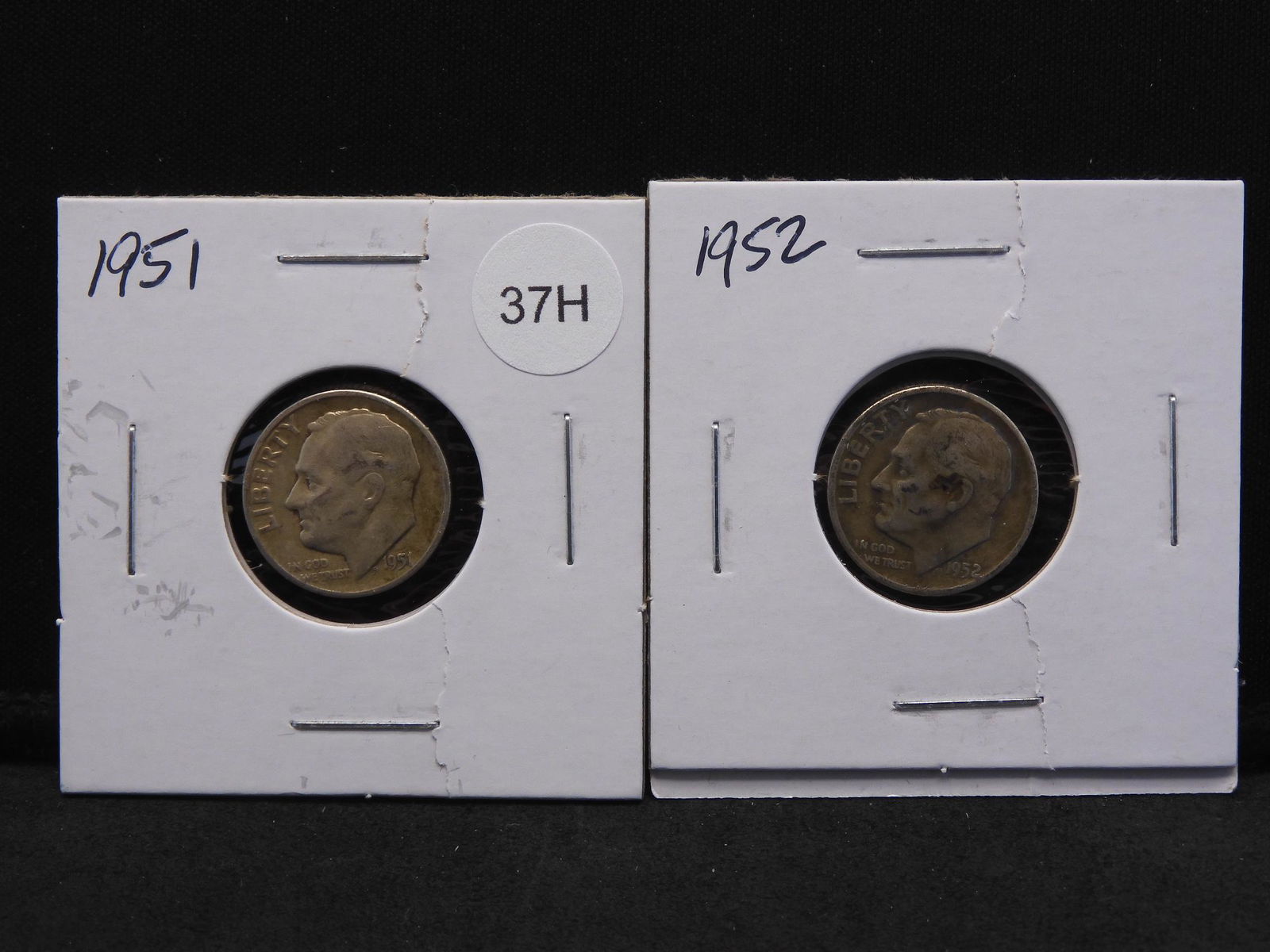 1951 & 1952 Roosevelt Dimes (1 of 3)
