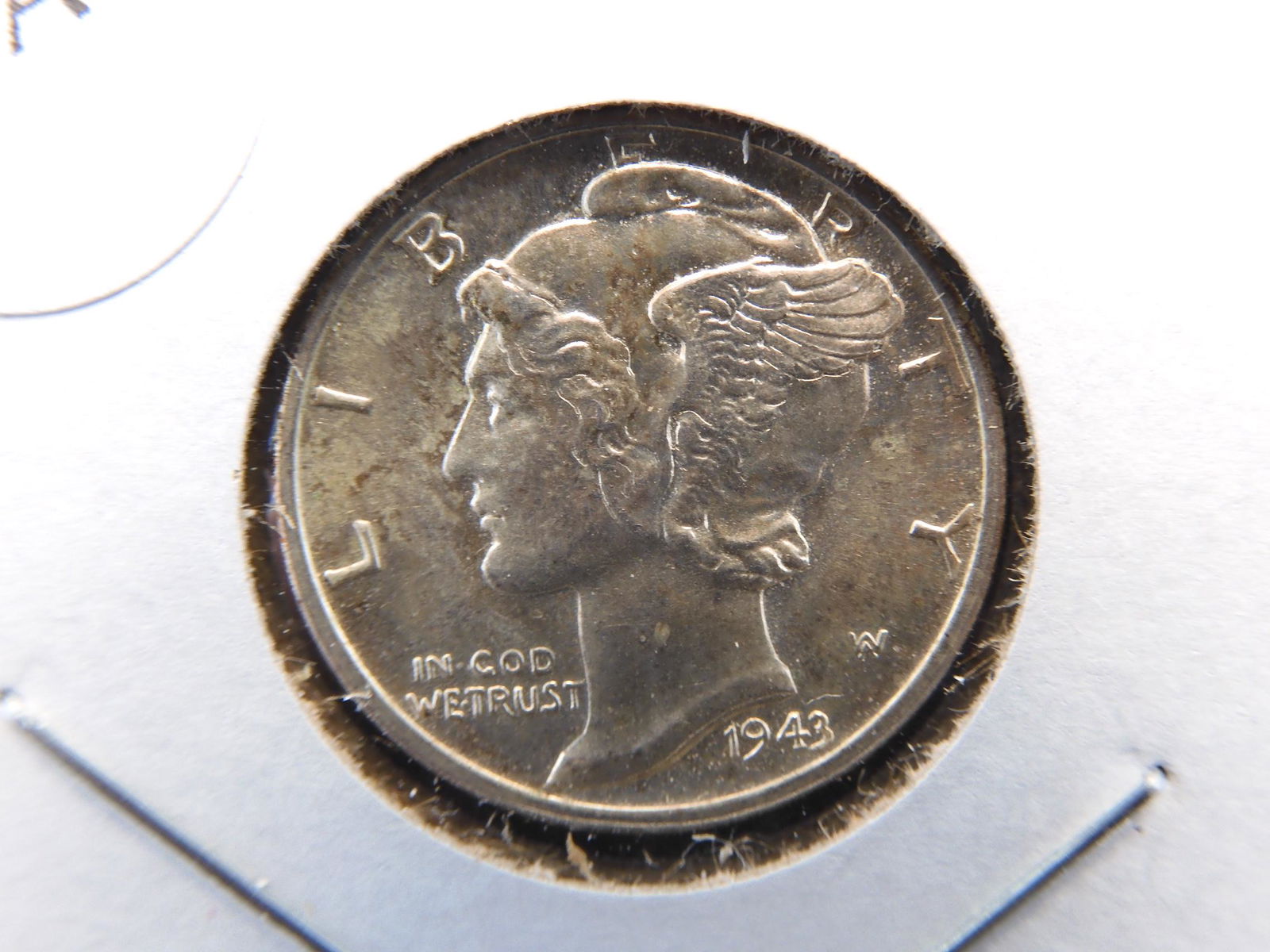 1943-D Mercury Dime.  Choice BU with Full Split Bands. (1 of 3)